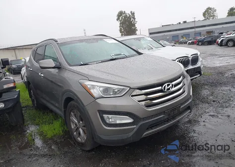 2013 Hyundai Santa Fe Sport from USA, damaged, VIN 5XYZU3LBXDG058515